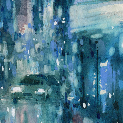 "Rainfall" 15x15cm (Original Painting)